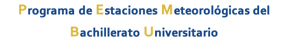 Programa de Estaciones Meteorológicas del Bachillerato Universitario